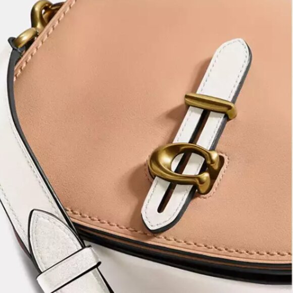 Coach Saddle Bag 23 Colorblock - Picture 1 of 16
